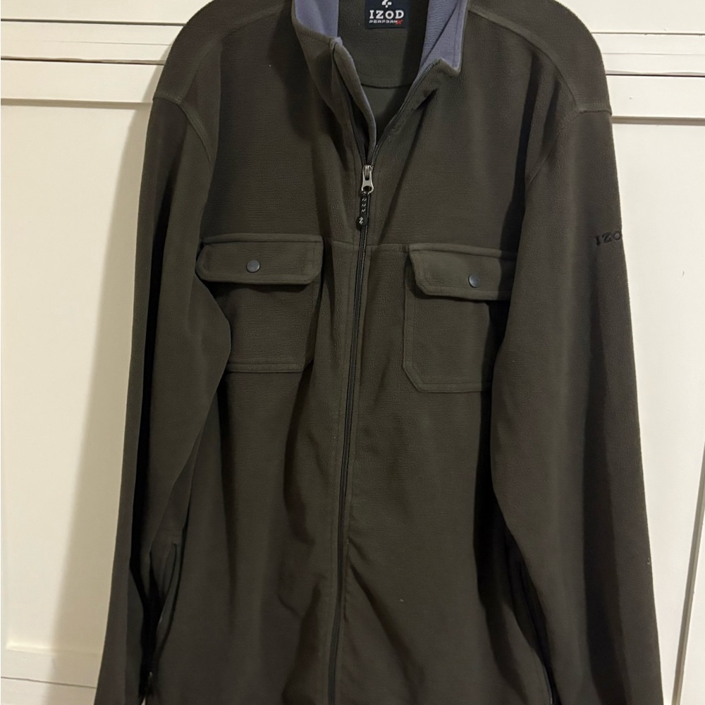 IZOD Men's Dark Green Lightweight Jacket